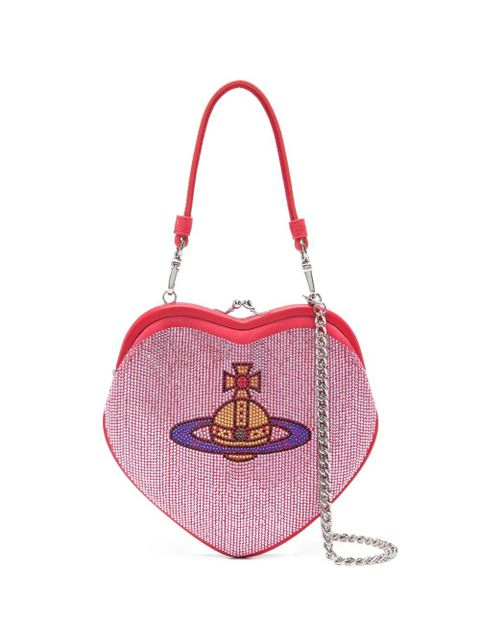 Vivienne Westwood Belle heart-frame hotfix tote bag - Red - zdjęcie produktu nr 1