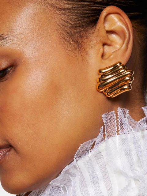 KHAITE Crema earrings - Gold - zdjęcie produktu nr 2