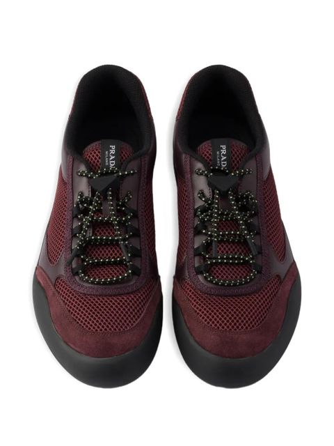Prada Speedrock mesh sneakers - Red
