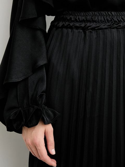 Answear.LAB bluzka damska kolor czarny gładka