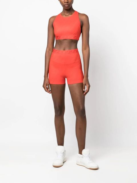 FENDI signature FF-print performance shorts - Red - zdjęcie produktu nr 2