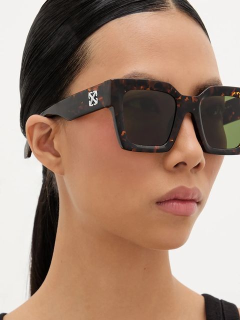 Off-White okulary przeciwsłoneczne kolor czarny OERI13I_506055