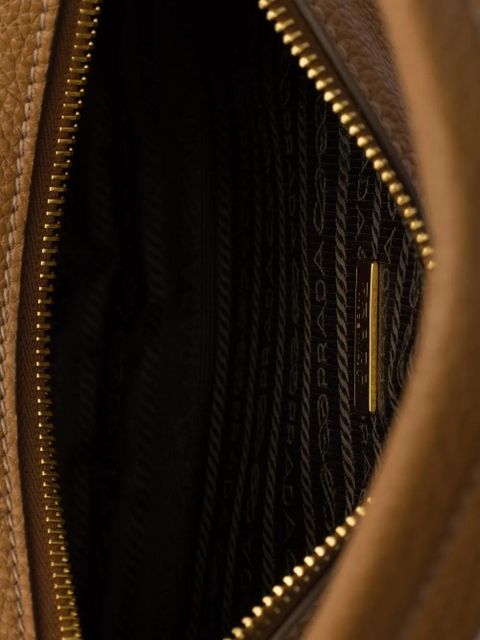 Prada small leather shoulder bag - Brown - zdjęcie produktu nr 2
