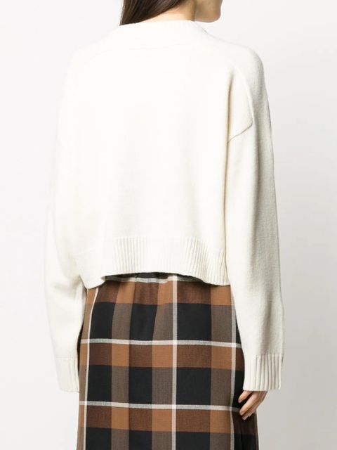 LouLou de Saison cropped knit jumper - Neutrals