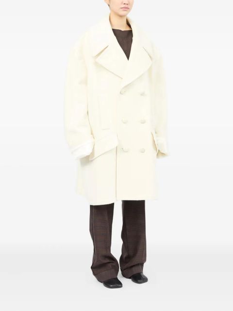 MM6 Maison Margiela double-breasted coat - Neutrals