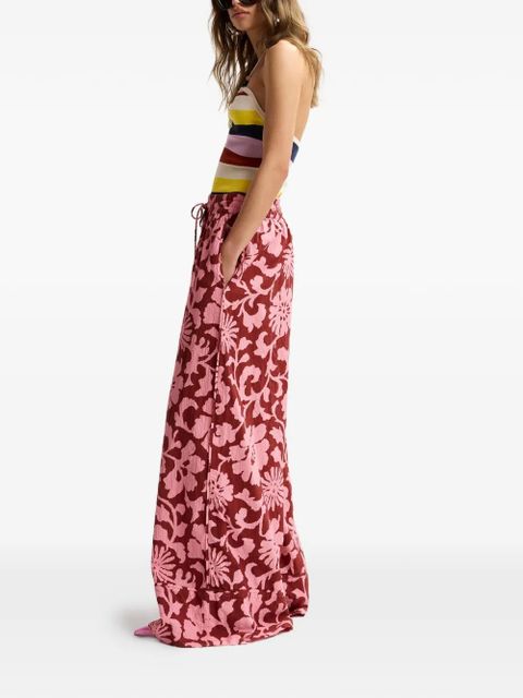 Essentiel Antwerp Jomery floral-print drawstring trousers - Brown - zdjęcie produktu nr 2
