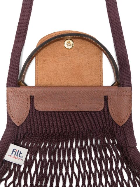 Longchamp large Le Pliage Filet tote bag - Purple