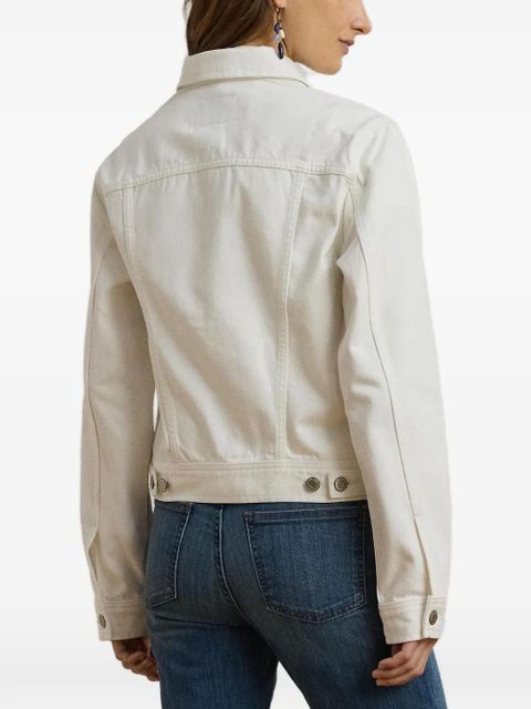Lauren Ralph Lauren button-up denim jacket - White