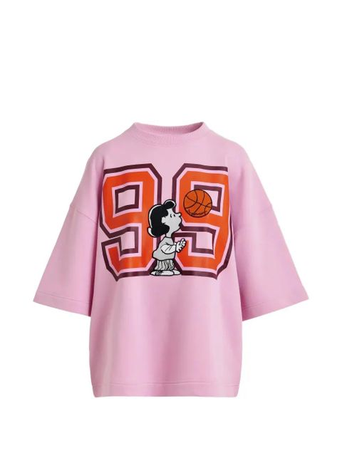 Essentiel Antwerp Lucy graphic-print T-shirt - Pink - zdjęcie produktu nr 1