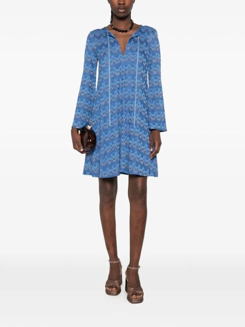 Missoni long-sleeve midi dress - Blue - zdjęcie produktu nr 2