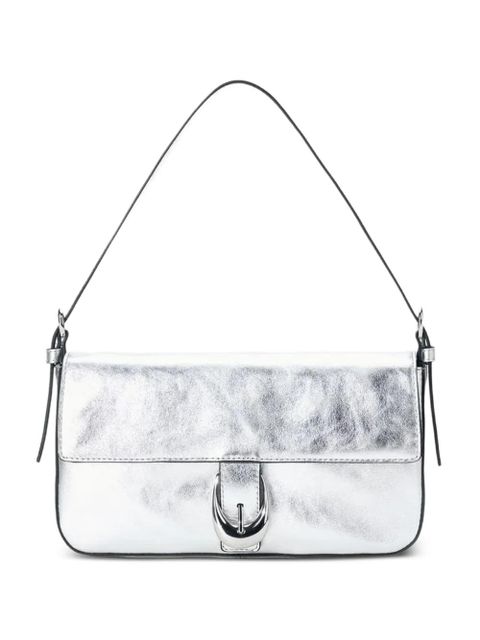 STAUD Harlow leather shoulder bag - Silver - zdjęcie produktu nr 1
