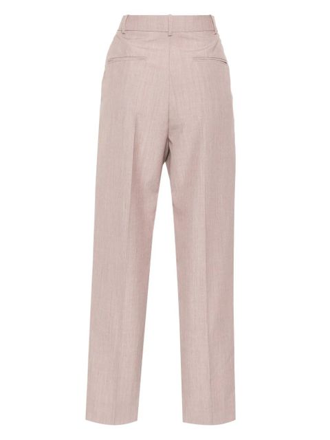 Victoria Beckham virgin wool straight-leg trousers - Pink - zdjęcie produktu nr 2