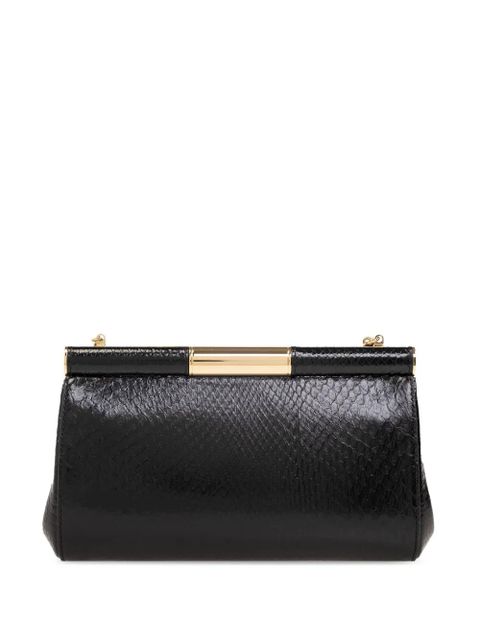 Dolce & Gabbana leather clutch bag - Black