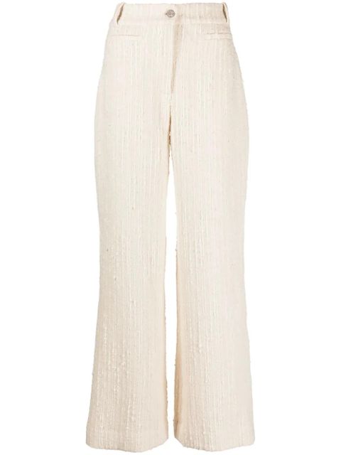 Ba&Sh Amour tweed straight-leg trousers - Neutrals - zdjęcie produktu nr 1