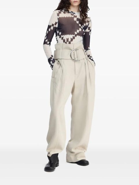 JW Anderson gathered-detail trousers - Neutrals