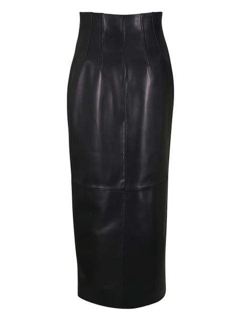 KHAITE Gres zip midi skirt - Black - zdjęcie produktu nr 2