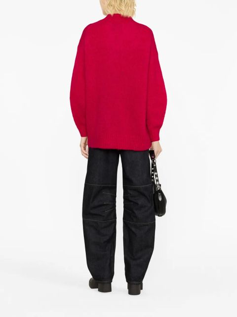 ISABEL MARANT Idol mock-neck jumper - Pink