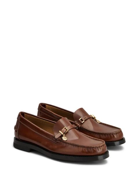 Tod's logo-charm loafers - Brown - zdjęcie produktu nr 2