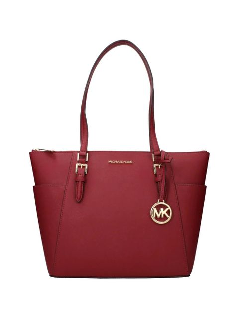 Michael Kors large Charlotte saffiano-leather shoulder bag - Red - zdjęcie produktu nr 1