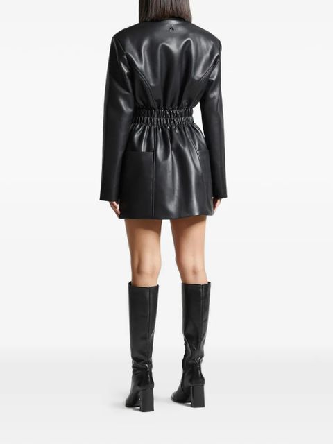 Manière De Voir double-breasted blazer dress - Black