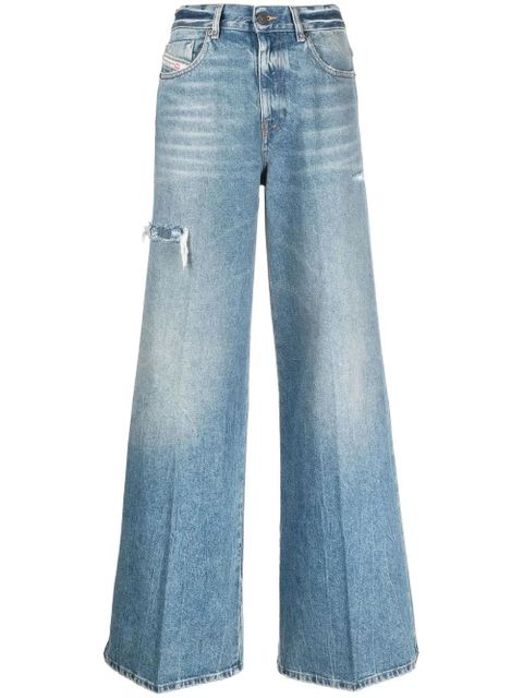 Diesel 1978 D-Akemi 09D97 bootcut jeans - Blue - zdjęcie produktu nr 1