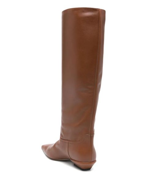 Paris Texas Bettina square-toe boots - Brown - zdjęcie produktu nr 2