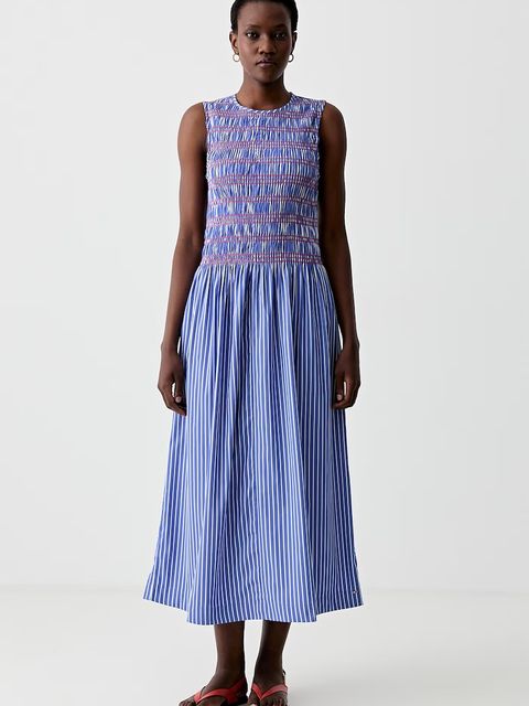 Tommy Hilfiger sukienka rozkloszowana bawełniana - zdjęcie produktu nr 1