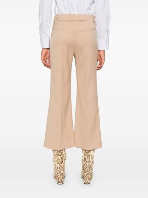 Chloé cropped trousers - Brown