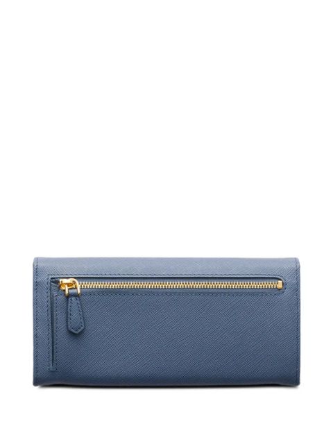 Prada large Saffiano leather wallet - Blue - zdjęcie produktu nr 2