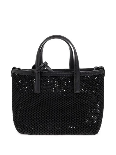 Moncler logo-lettering tote bag - Black