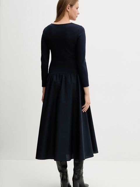 Gant sukienka kolor granatowy maxi rozkloszowana 4503459 - zdjęcie produktu nr 2