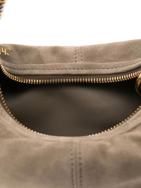 Chloé Bracelet suede tote bag - Grey - zdjęcie produktu nr 2