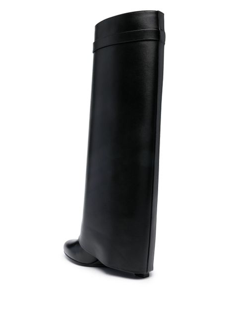 Givenchy Shark Lock 100mm leather boots - Black - zdjęcie produktu nr 2