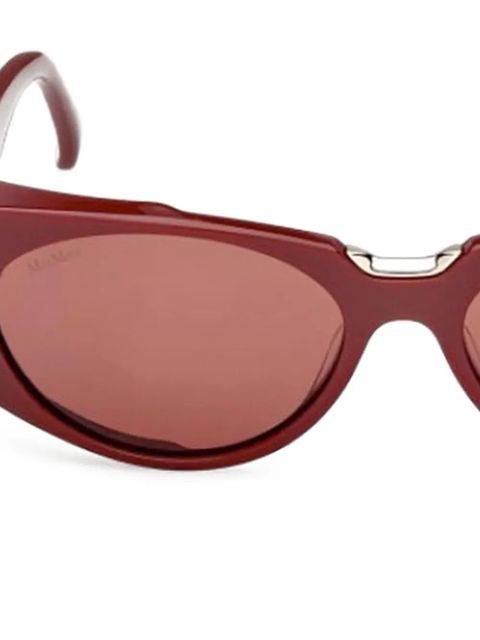 Max Mara Eyewear geometric-frame sunglasses - Red - zdjęcie produktu nr 2