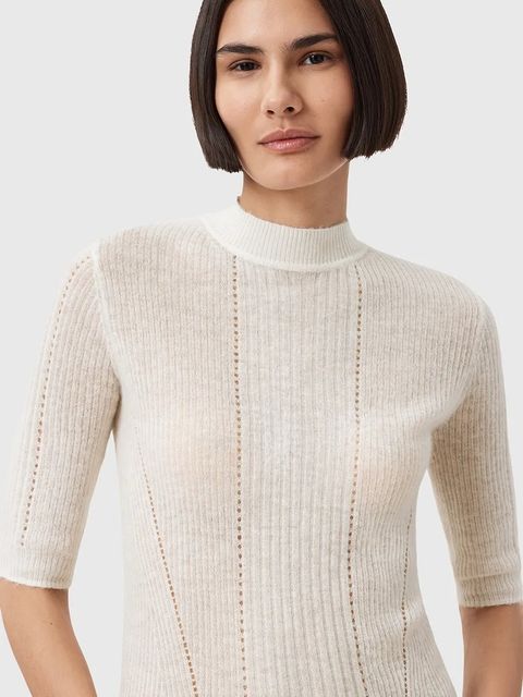 AllSaints bluzka FILIPPA damska kolor biały W007KD - zdjęcie produktu nr 2