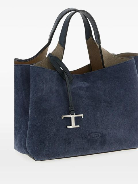 Tod's mini Apa suede tote bag - Blue