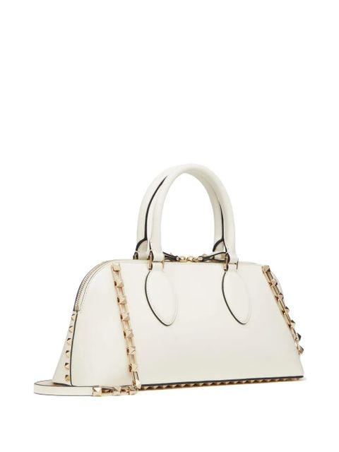 Valentino Garavani Rockstud leather handbag - White