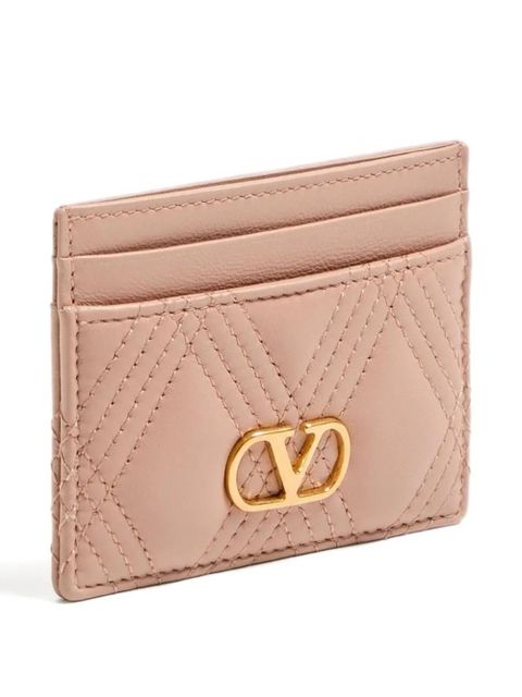 Valentino Garavani Quiltie 67 cardholder - Pink