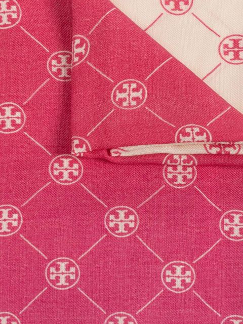 Tory Burch T Monogram scarf - Pink