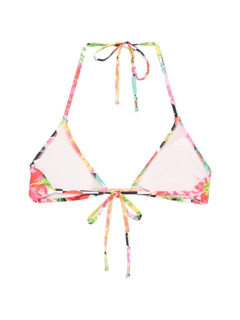 Moschino floral-print bikini top - Pink - zdjęcie produktu nr 2