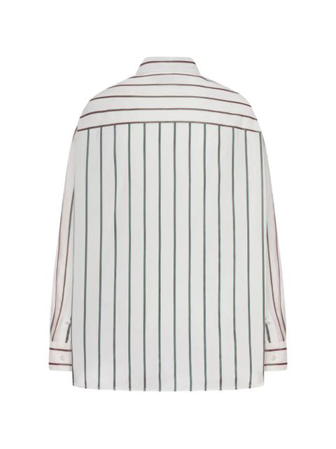 Gucci striped oversize shirt - White - zdjęcie produktu nr 2