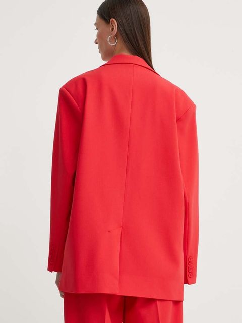 2NDDAY marynarka 2ND Harry - Attired Suiting kolor czerwony jednorzędowa gładka 2244115119