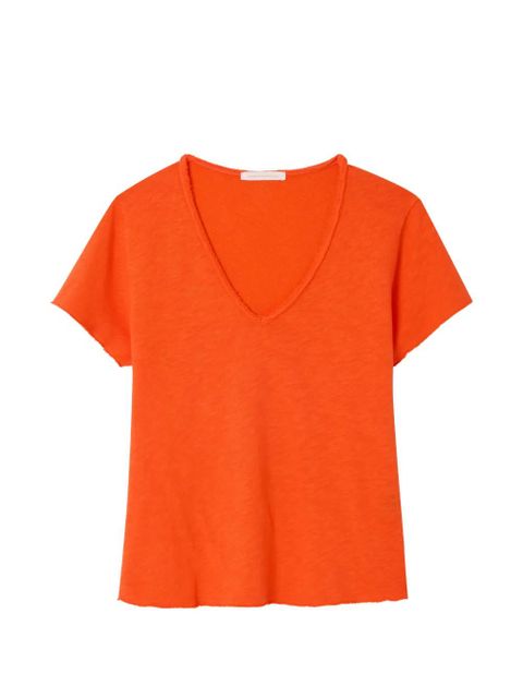 American Vintage Sonoma V-neck T-shirt - Orange - zdjęcie produktu nr 1