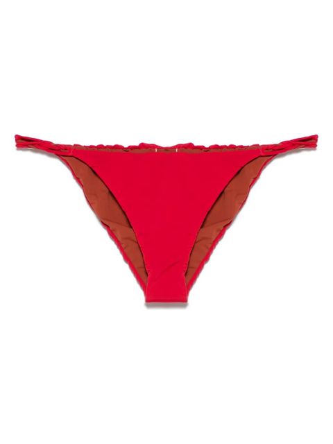 Isa Boulder braided bikini bottoms - Red - zdjęcie produktu nr 1