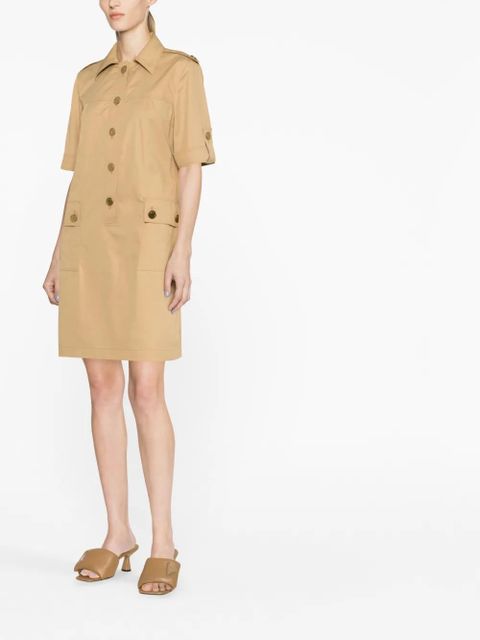 Tory Burch Camp mini dress - Neutrals
