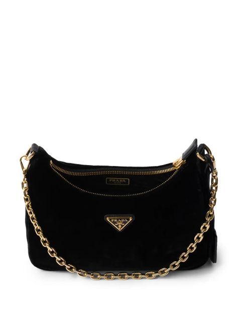 Prada Re-Edition velvet mini-bag - Black