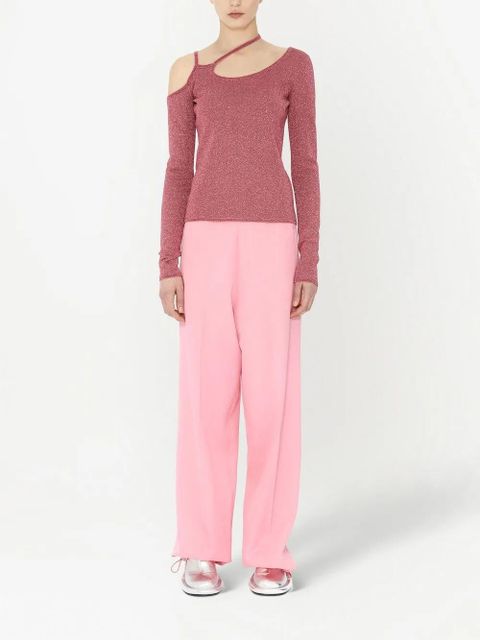 JW Anderson tailored track pants - Pink - zdjęcie produktu nr 2