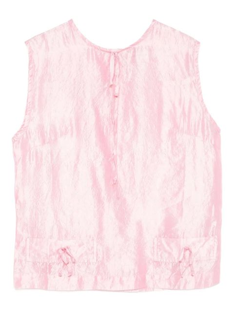 Gimaguas Twiggy ribbon-detail top - Pink - zdjęcie produktu nr 1