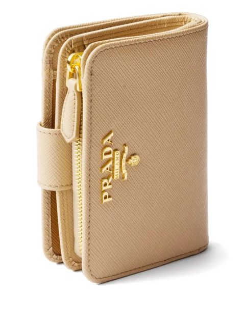 Prada textured zip-around wallet - Neutrals