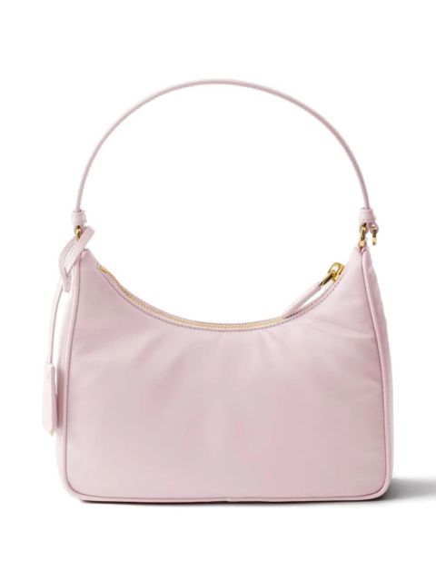 Prada mini Re-Edition 2005 triangle-logo tote bag - Pink - zdjęcie produktu nr 2